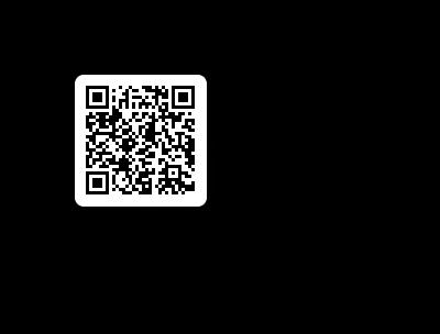 The Wi-Fi setup QR code